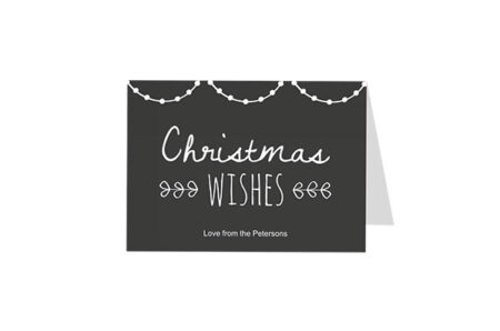 Postkaart Christmas Wishes